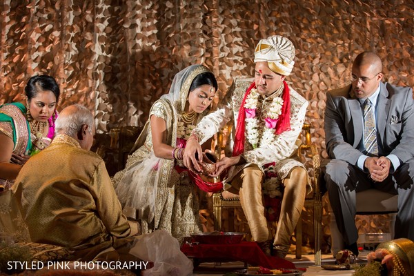 indian fusion wedding ceremony