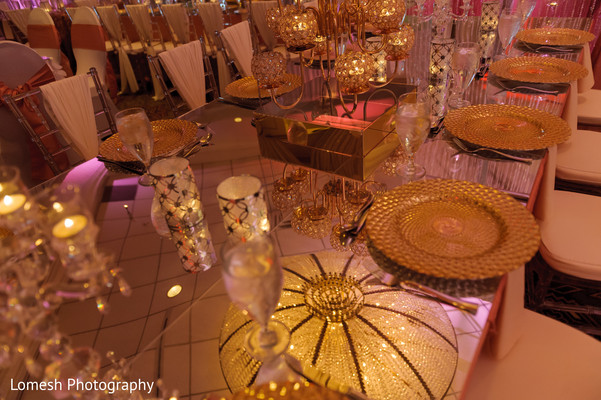 indian wedding reception floral and decor