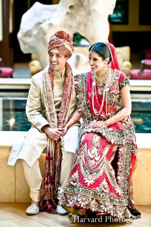 bridal,fashions,bride,and,groom,portraits,ceremonial,jewelry,Harvard,Photography,indian,couples