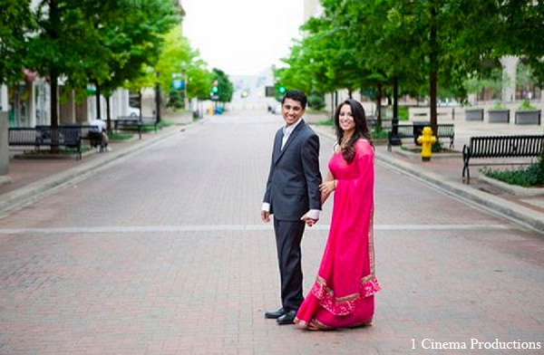 indian engagment photography bride groom