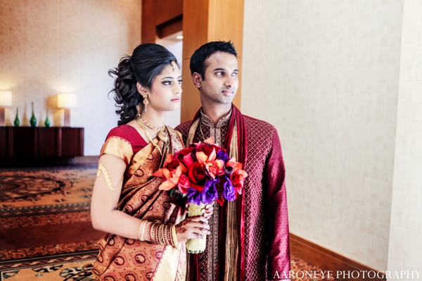 indian wedding bride groom bridal bouquet