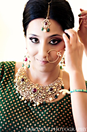 indian bride nose chain