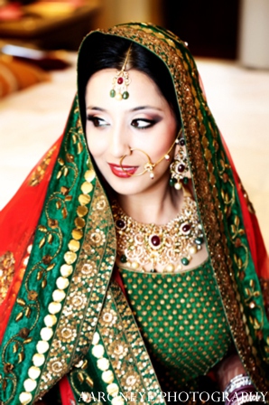 indian bride portrait