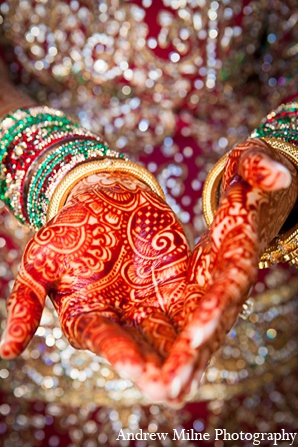 indian wedding mehndi bride fashion