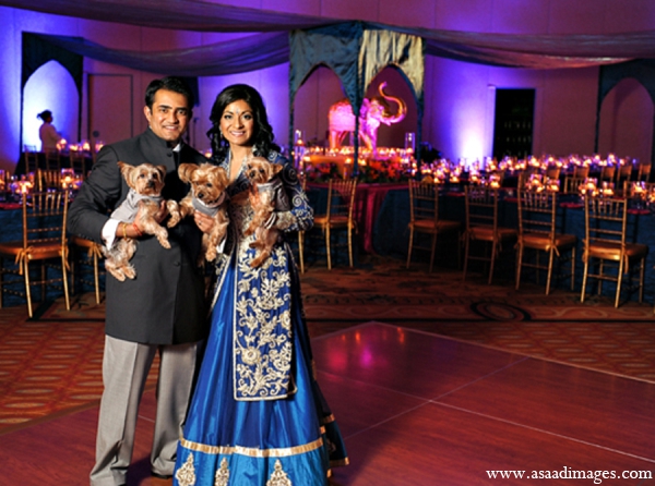 indian-wedding bride groom portraits ligthing decor