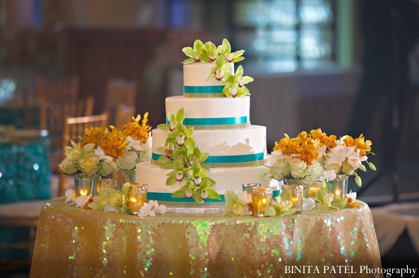 indian wedding reception cake dessert table