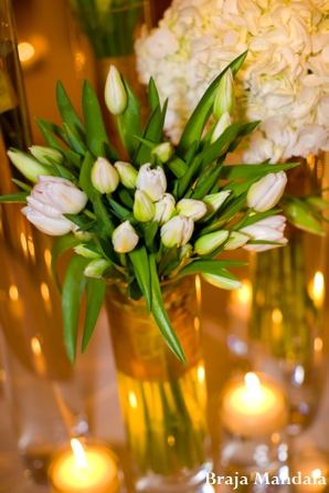 indian wedding reception floral inspiration