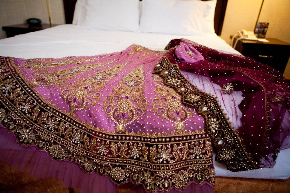 pink indian wedding dresses