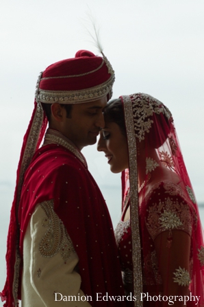 indian wedding couples portraits outdoors