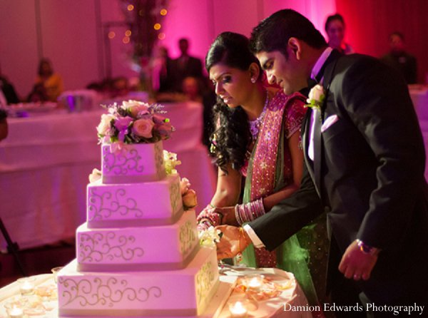indian wedding reception cake treats
