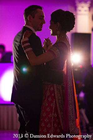 indian wedding photography dance bride groom