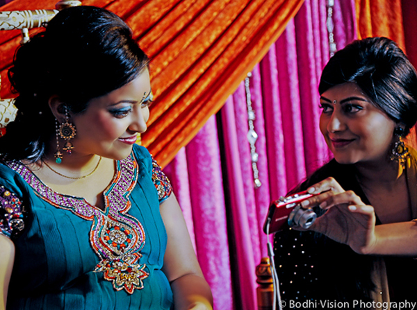 indian wedding traditional bride mehndi party