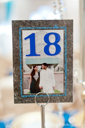 indian wedding decor reception table number