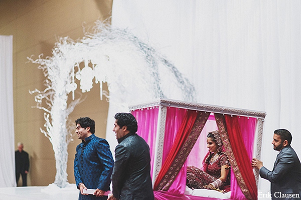 indian wedding bride doli ceremony