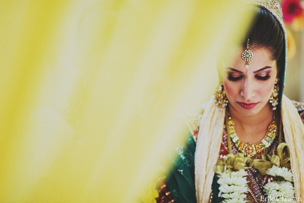 indian wedding bride customs veil tikka