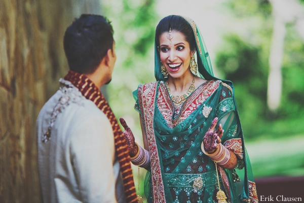 indian wedding lengha traditional portrait