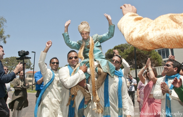 indian wedding baraat celebration beach