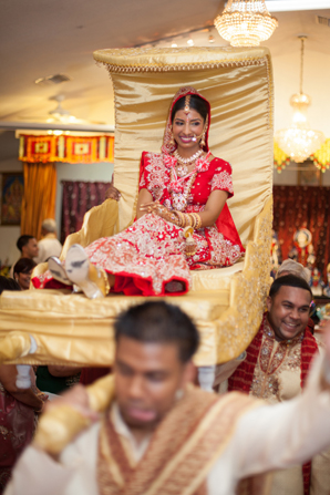 indian wedding bride entrance