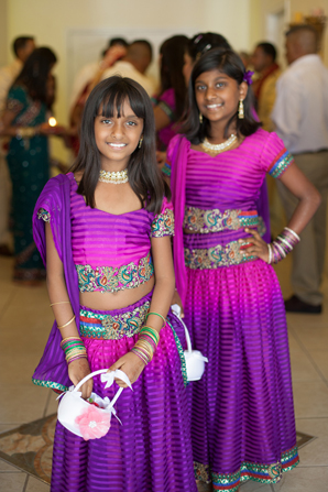 indian wedding flower girls