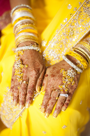indian wedding jewelry yellow