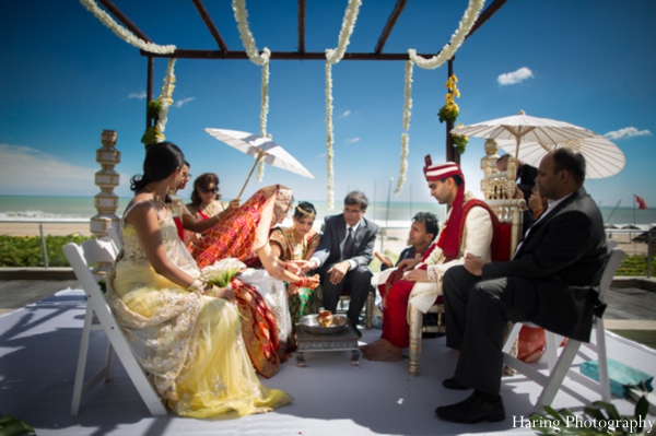 indian wedding outdoor ceremony mandap
