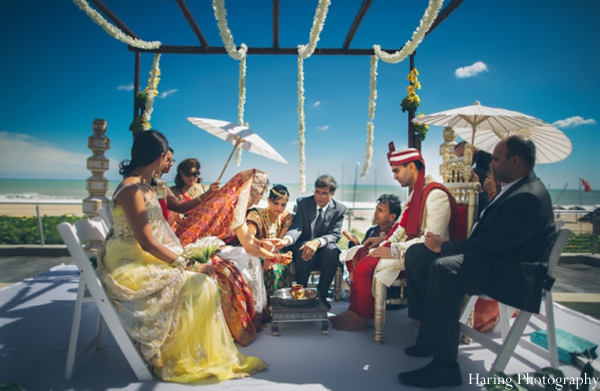 indian wedding outdoor mandap ceremony traditional