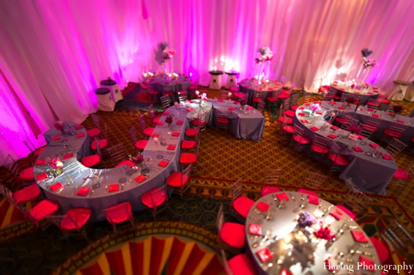 indian wedding reception venue lighting decor