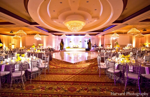 indian wedding reception venue table setting