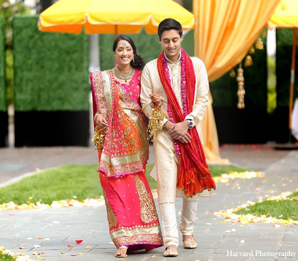 indian wedding bride ceremony lengha