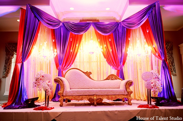 indian wedding lighting stage
