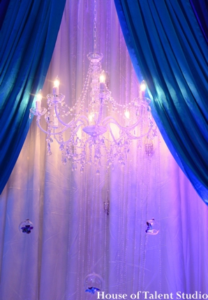 indian wedding reception lighting