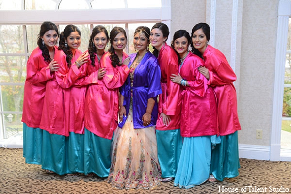 indian wedding bride bridesmaids fashion