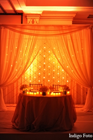 indian wedding reception decor