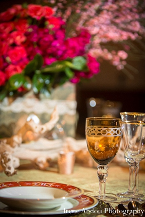 indian wedding floral table decor reception