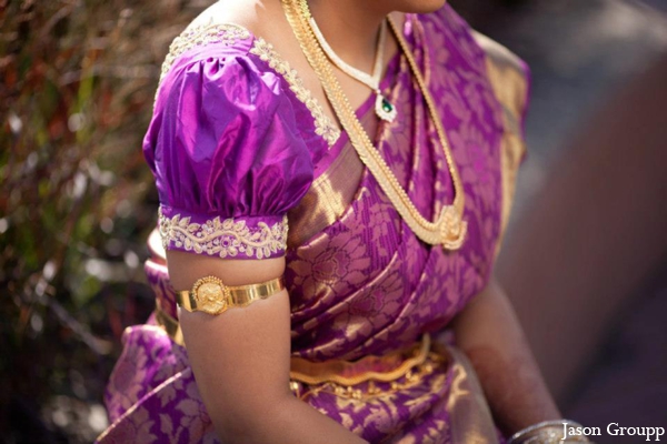 indian wedding bridal portrait  sari jewelry