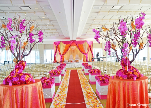indian wedding ceremony venue decor colorful