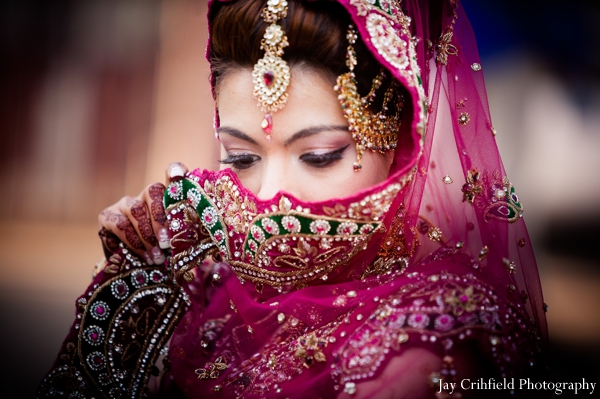 indian wedding traditional bridal portrait