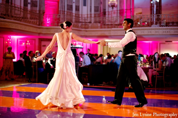 indian wedding reception dancefloor