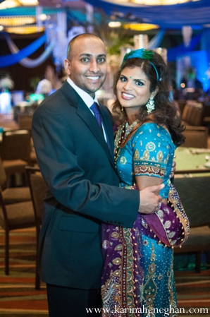 indian-wedding-bride-groom-pose-at-reception