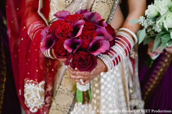 indian wedding bridal bouquet