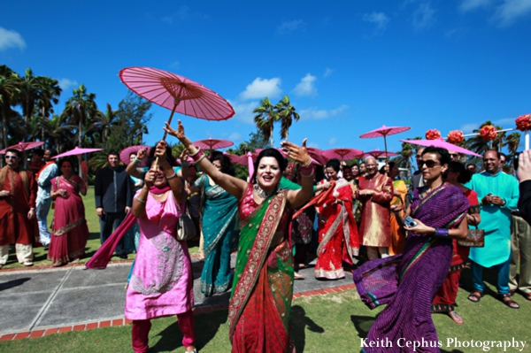 indian-wedding-baraat-celebration-parasols-dancing