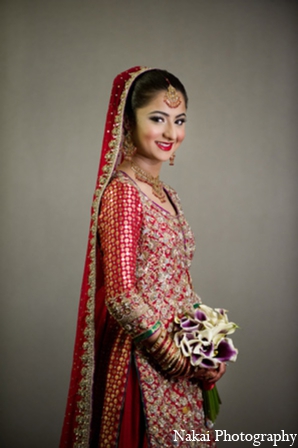 indian bridal bouquet lengha