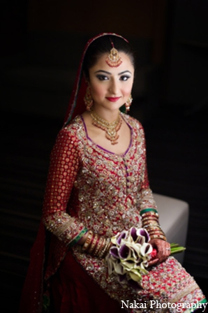 indian bridal lengha bouquet