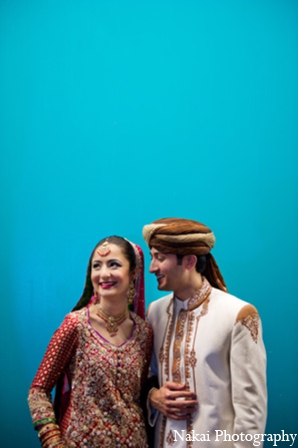 The bride and groom pose for wedding portraits throughout several days of celebrations.