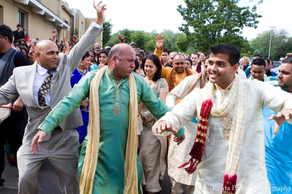 indian wedding groom celebration baraat dancing