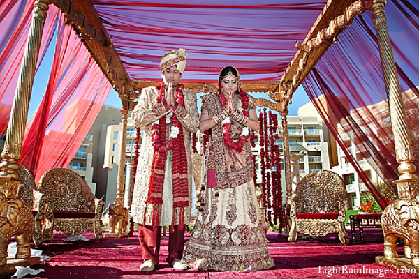 indian wedding ceremony mandap decor