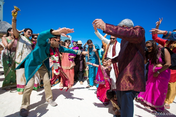 indian wedding beach ocean celebration