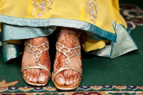 pakistani wedding bride shoes
