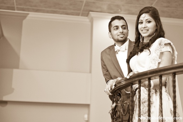 A Pakistani bride and groom enjoy their traditional Muslim wedding ceremony in Chicago.
