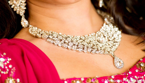 indian wedding reception diamond jewelry